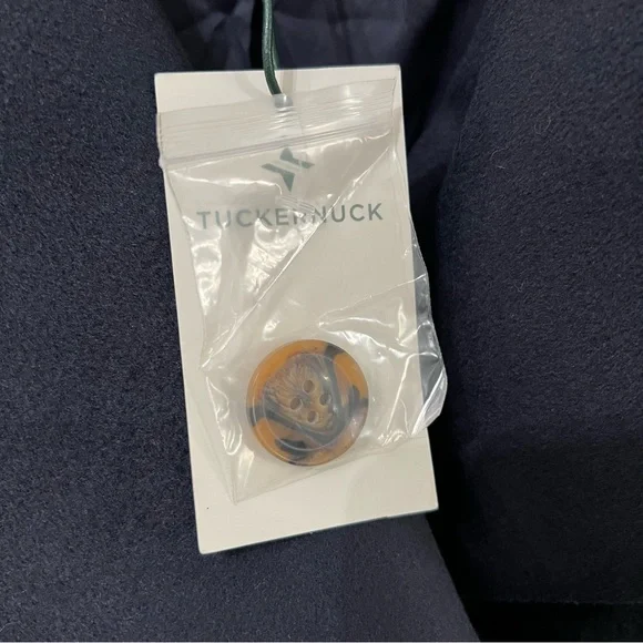 NEW Tuckernuck Navy Blue Hudson Peacoat size medium - Picture 4 of 11